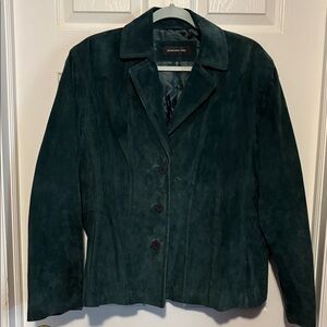 Jones New York Women's Leather Fitted Winter Coat Size 3X